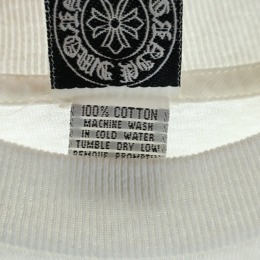 CHROME HEARTS(クロムハーツ) OLD L/S TEE NYC限定 セメタリークロス バックスクロールラベルプリント 長袖Tシャツカットソー