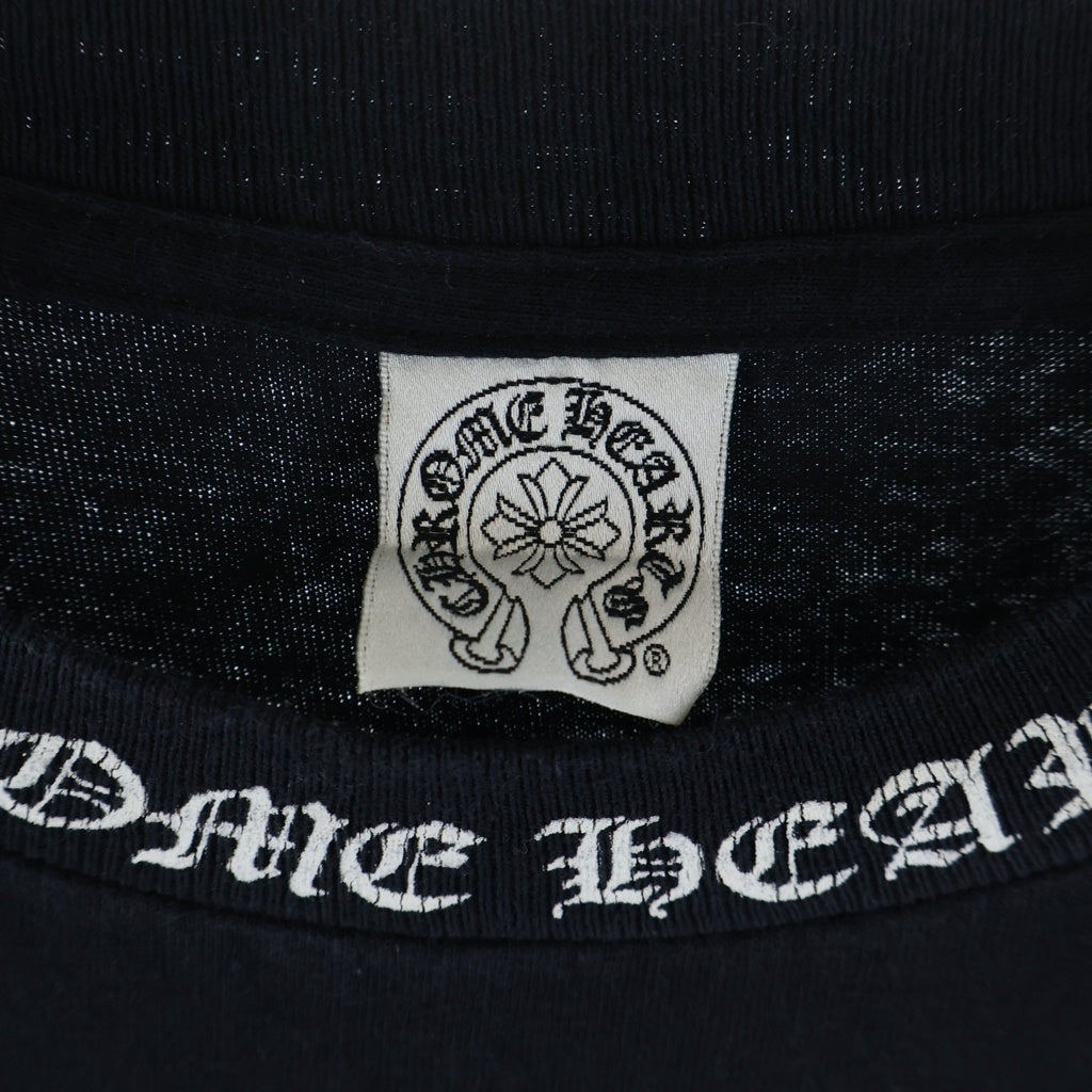 CHROME HEARTS(クロムハーツ) OLD S/S TEE オールド ネックロゴ バックスクロールラベルプリント 半袖Tシャツカットソー