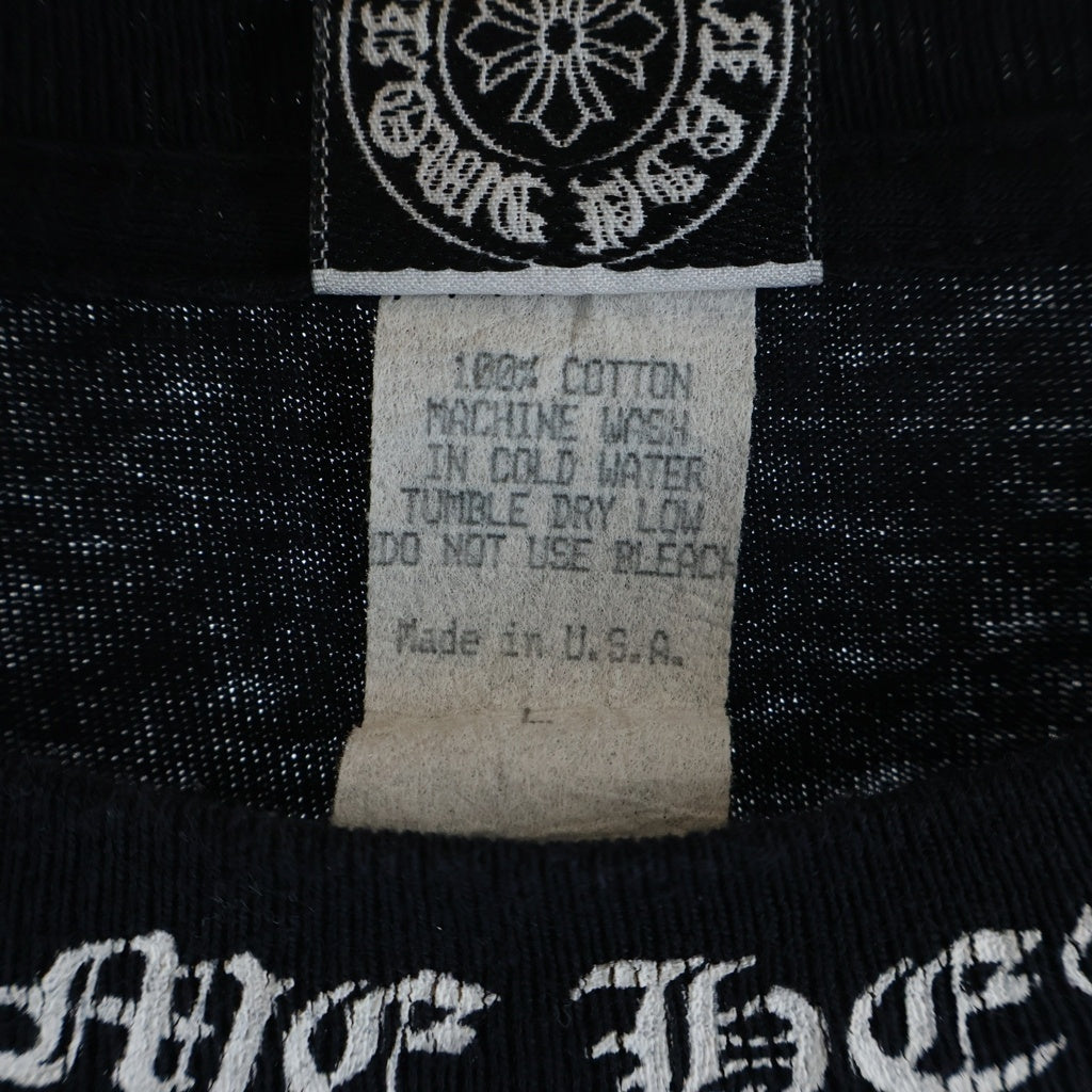 CHROME HEARTS(クロムハーツ) OLD S/S TEE オールド ネックロゴ バックスクロールラベルプリント 半袖Tシャツカットソー