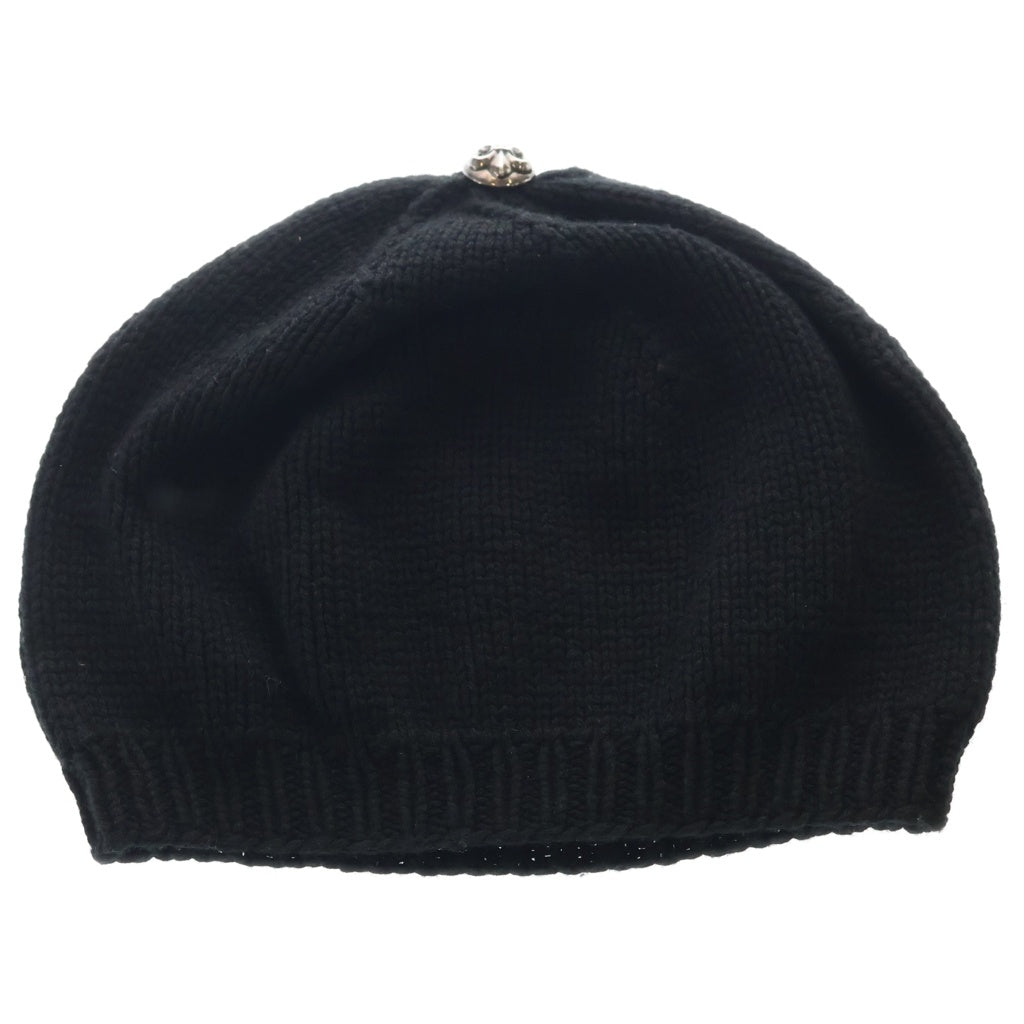 CHROME HEARTS(クロムハーツ) BS FLARE BEANIE BSフレアパッチ付きカシミヤビーニー帽子