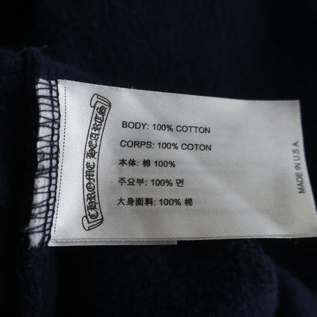 CHROME HEARTS(クロムハーツ) SWTSHRT PLVR 袖フローラルバックホースシュープリントパーカー