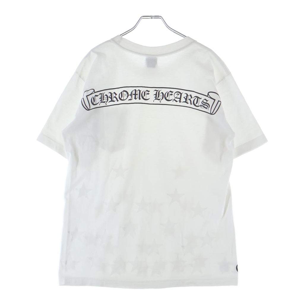 CHROME HEARTS(クロムハーツ) OLD バックスクロールラベルスタープリント 半袖ポケットTシャツカットソー