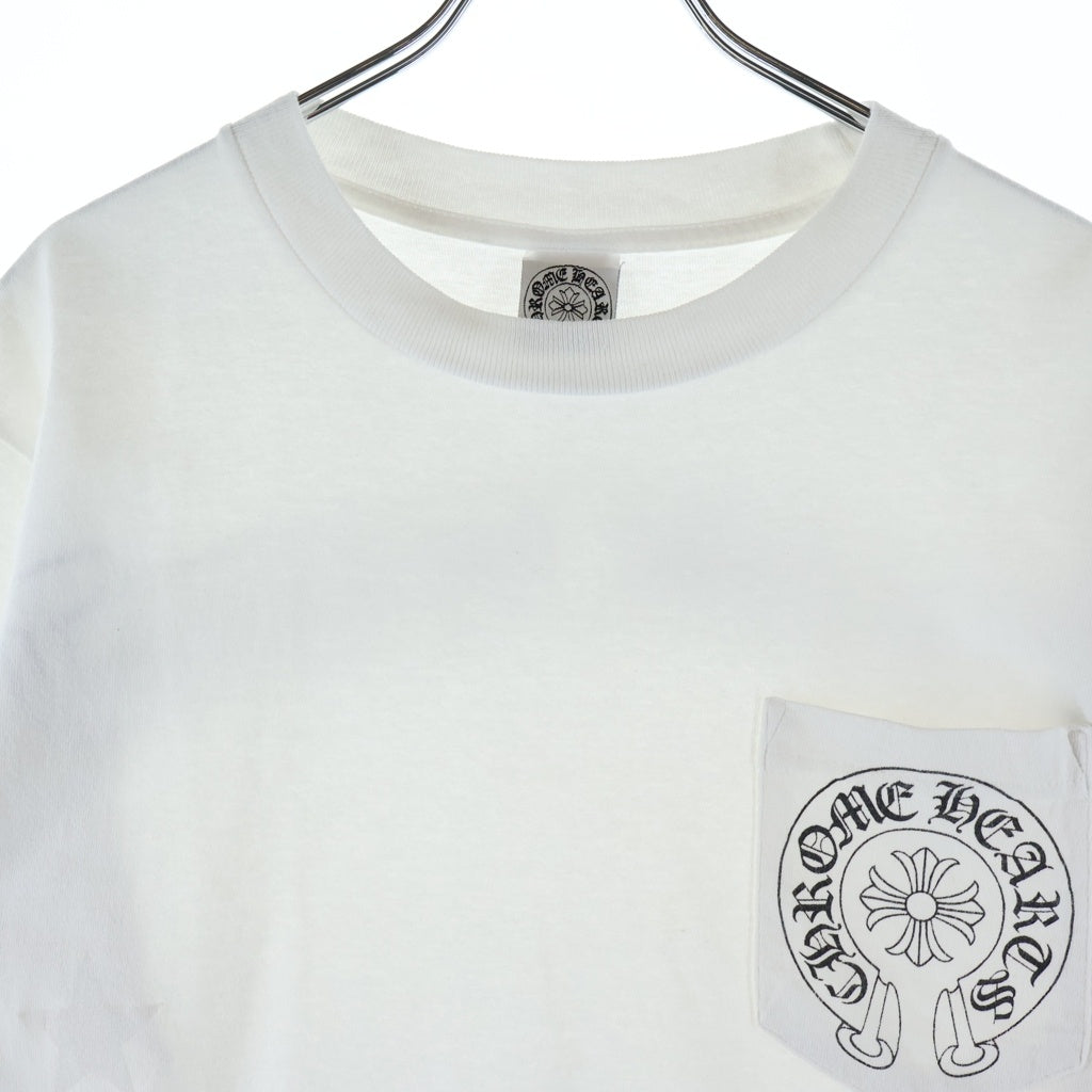 CHROME HEARTS(クロムハーツ) OLD バックスクロールラベルスタープリント 半袖ポケットTシャツカットソー