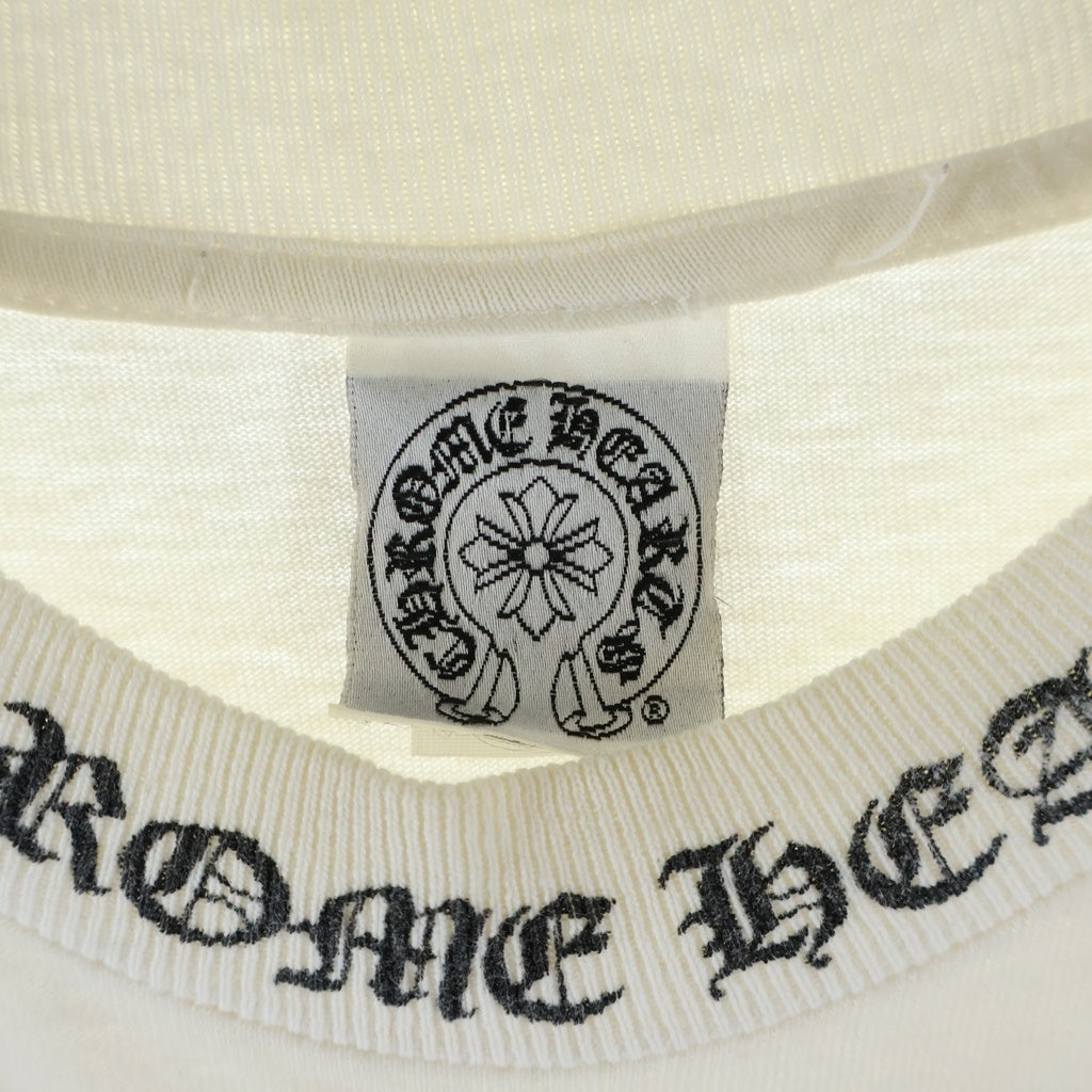 CHROME HEARTS(クロムハーツ) OLD ネックロゴ バックヴァインダガープリント 長袖Tシャツカットソー