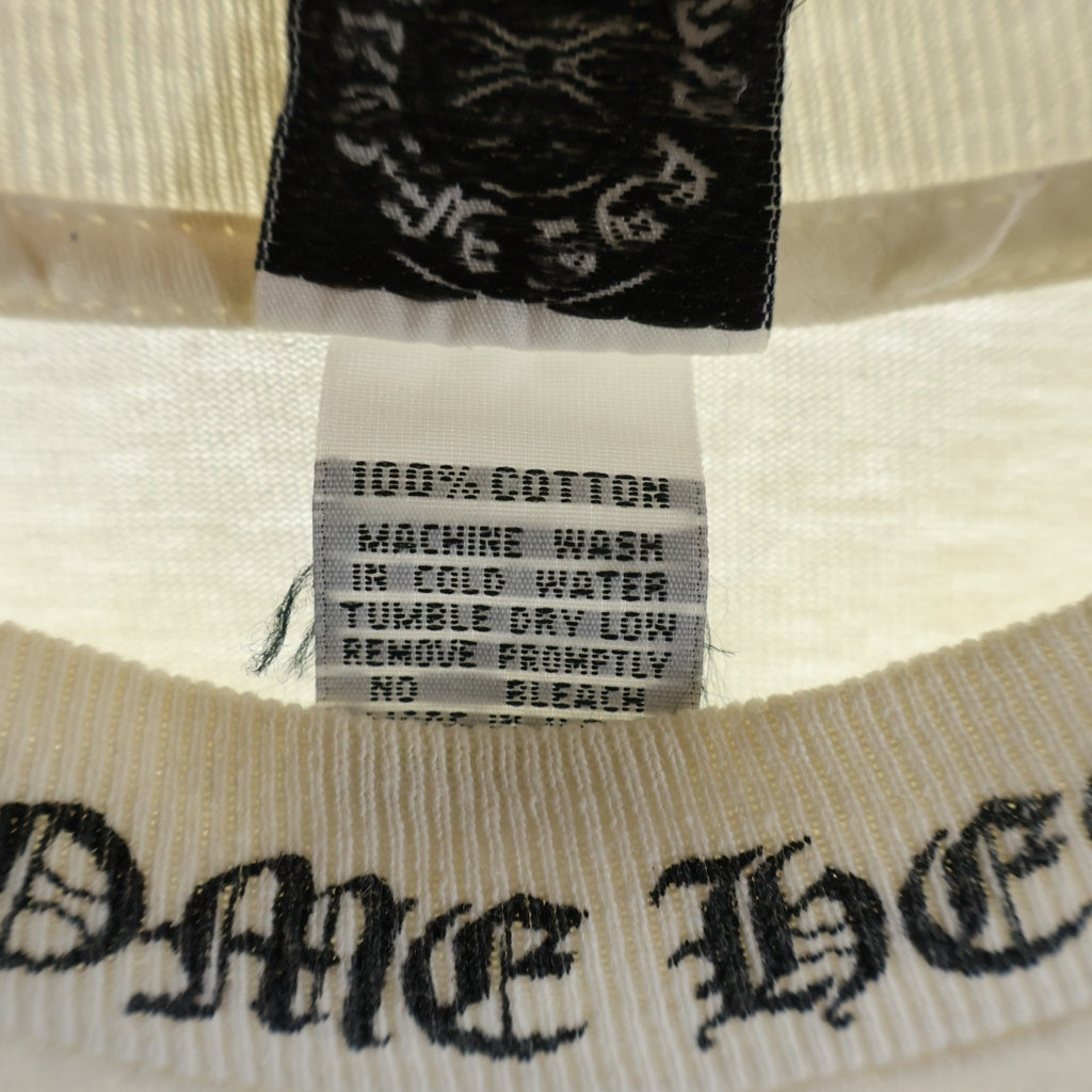 CHROME HEARTS(クロムハーツ) OLD ネックロゴ バックヴァインダガープリント 長袖Tシャツカットソー