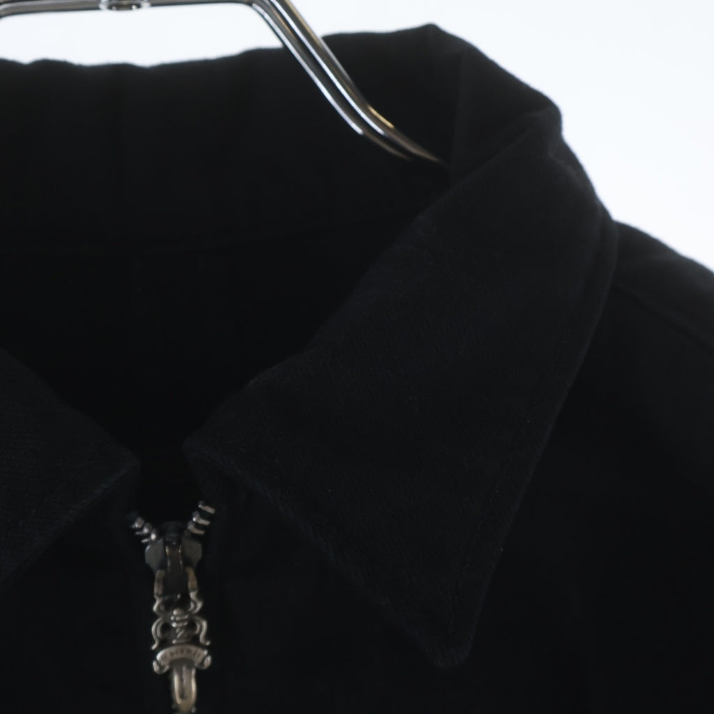 CHROME HEARTS(クロムハーツ) FLEURKNEE フレアニー ダガージップ 長袖シャツ ジャケット ブラック