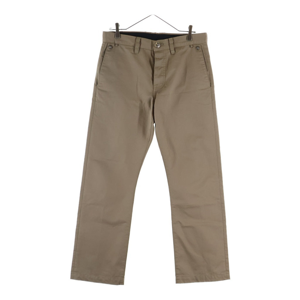 CHROME HEARTS(クロムハーツ) CHINOS クロスボールボタン レザー切替