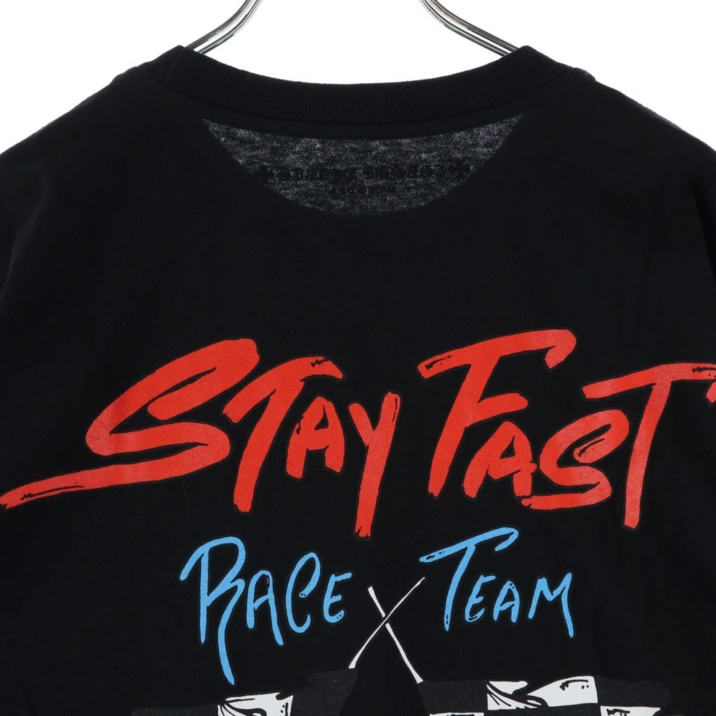 CHROME HEARTS(クロムハーツ) MATTY BOY PPO STAY FAST RACE TEAM L/S TEE マッティボーイ 長袖Tシャツ カットソー ブラック