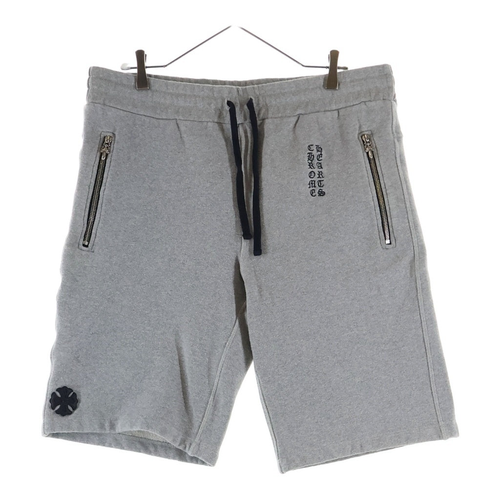 CHROME HEARTS(クロムハーツ) Y NOT CHプラスレザーパッチ付き スウェットハーフパンツ