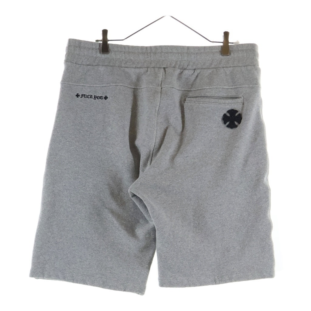 CHROME HEARTS(クロムハーツ) Y NOT CHプラスレザーパッチ付き スウェットハーフパンツ