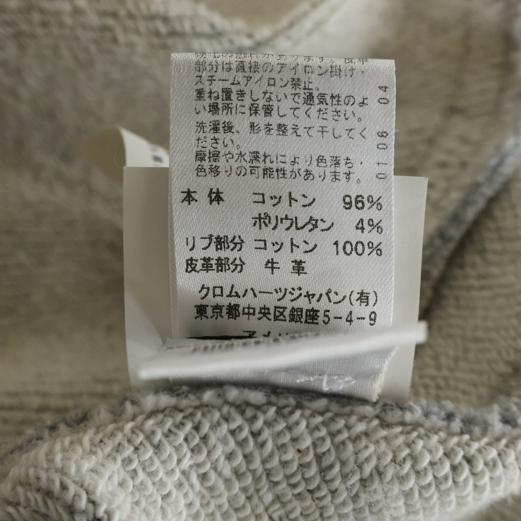 CHROME HEARTS(クロムハーツ) Y NOT CHプラスレザーパッチ付き スウェットハーフパンツ