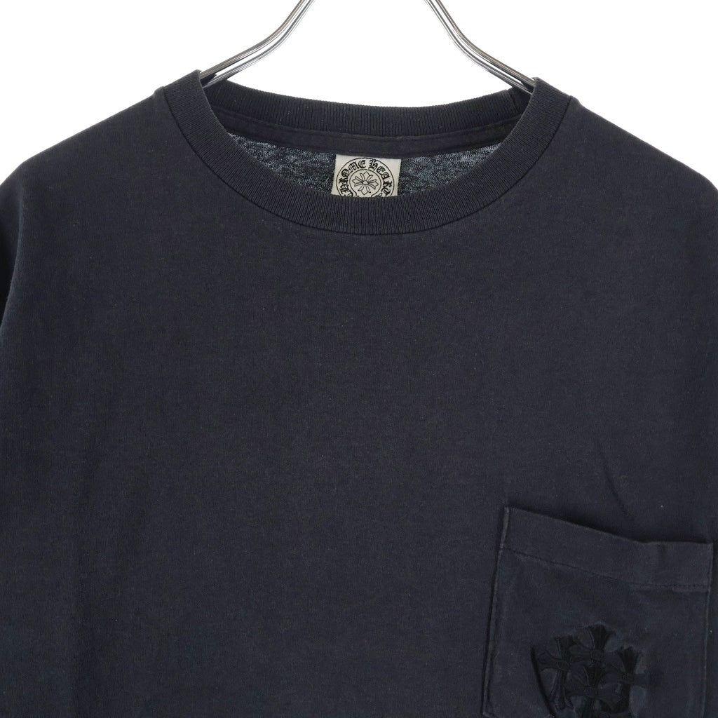 CHROME HEARTS(クロムハーツ) OLD 胸ポケットセメタリークロスプリント半袖Tシャツカットソー