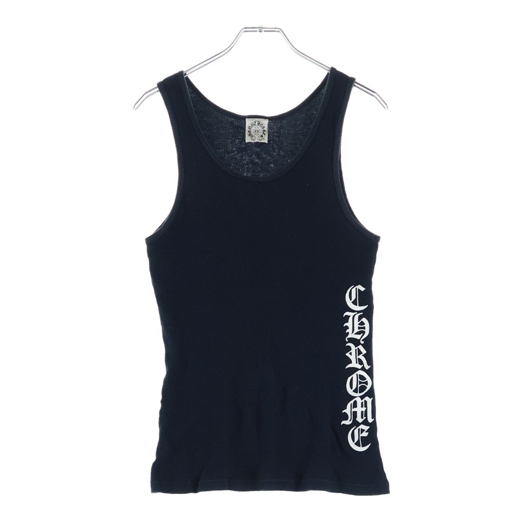 CHROME HEARTS(クロムハーツ) ×KYOSUKE HIMURO OLD Soul Standing By ×氷室京介 オールド サイドロゴバッククロスプリント タンクトップ ブラック