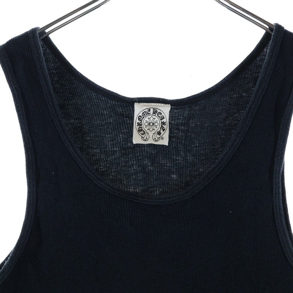 CHROME HEARTS(クロムハーツ) ×KYOSUKE HIMURO OLD Soul Standing By ×氷室京介 オールド サイドロゴバッククロスプリント タンクトップ ブラック