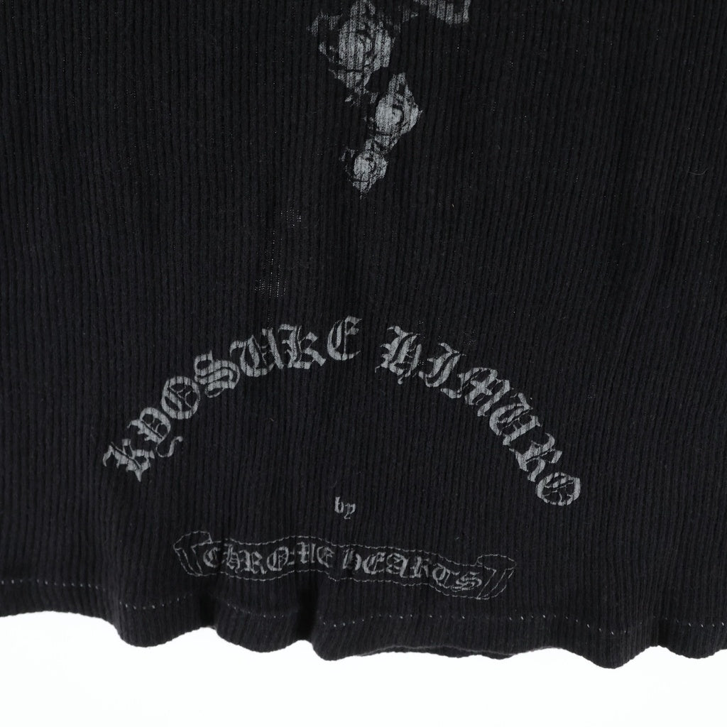 CHROME HEARTS(クロムハーツ) ×KYOSUKE HIMURO OLD Beat Haze Odyssey ×氷室京介 オールド 胸クロスプリント タンクトップ ブラック
