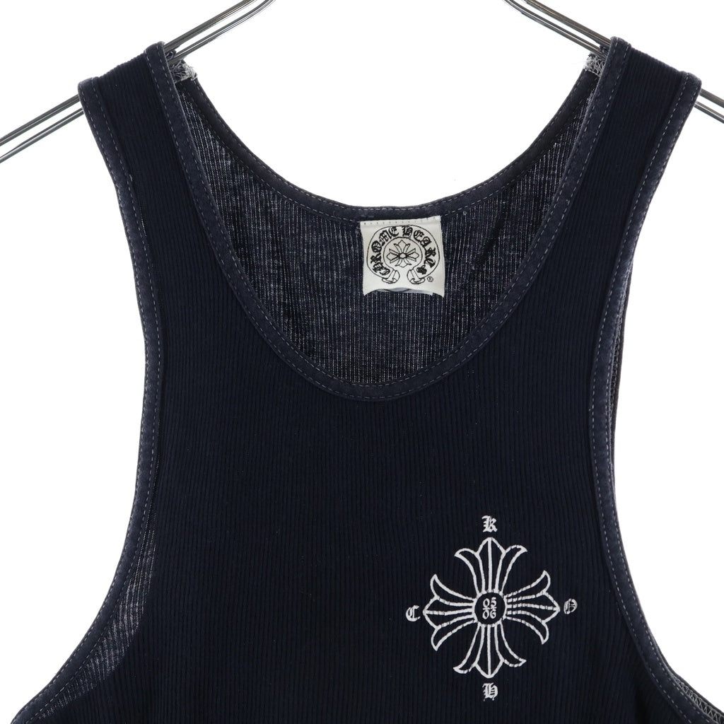 CHROME HEARTS(クロムハーツ) × KYOSUKE HIMURO 氷室京介 15th Anniversary Special LIVE プリントリブタンクトップ ノースリーブ ブラック