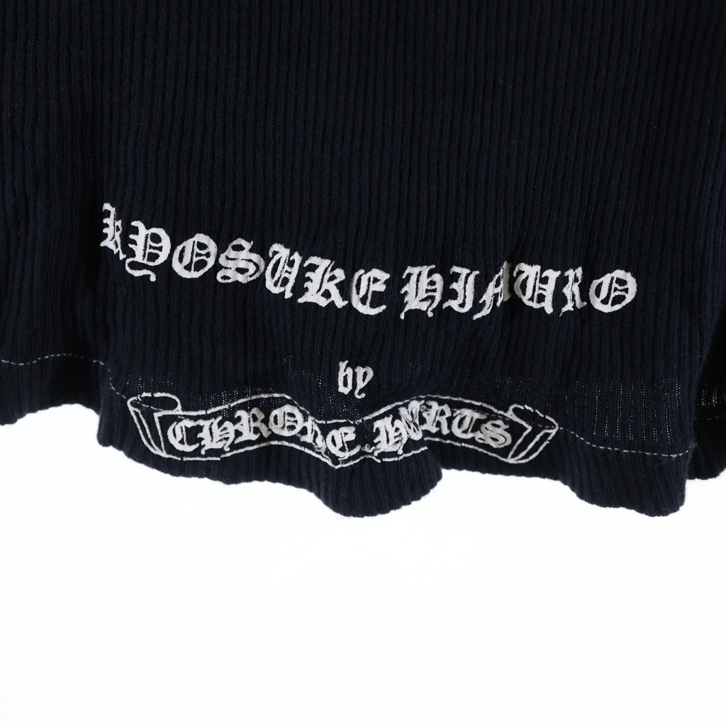 CHROME HEARTS(クロムハーツ) × KYOSUKE HIMURO 氷室京介 15th Anniversary Special LIVE プリントリブタンクトップ ノースリーブ ブラック