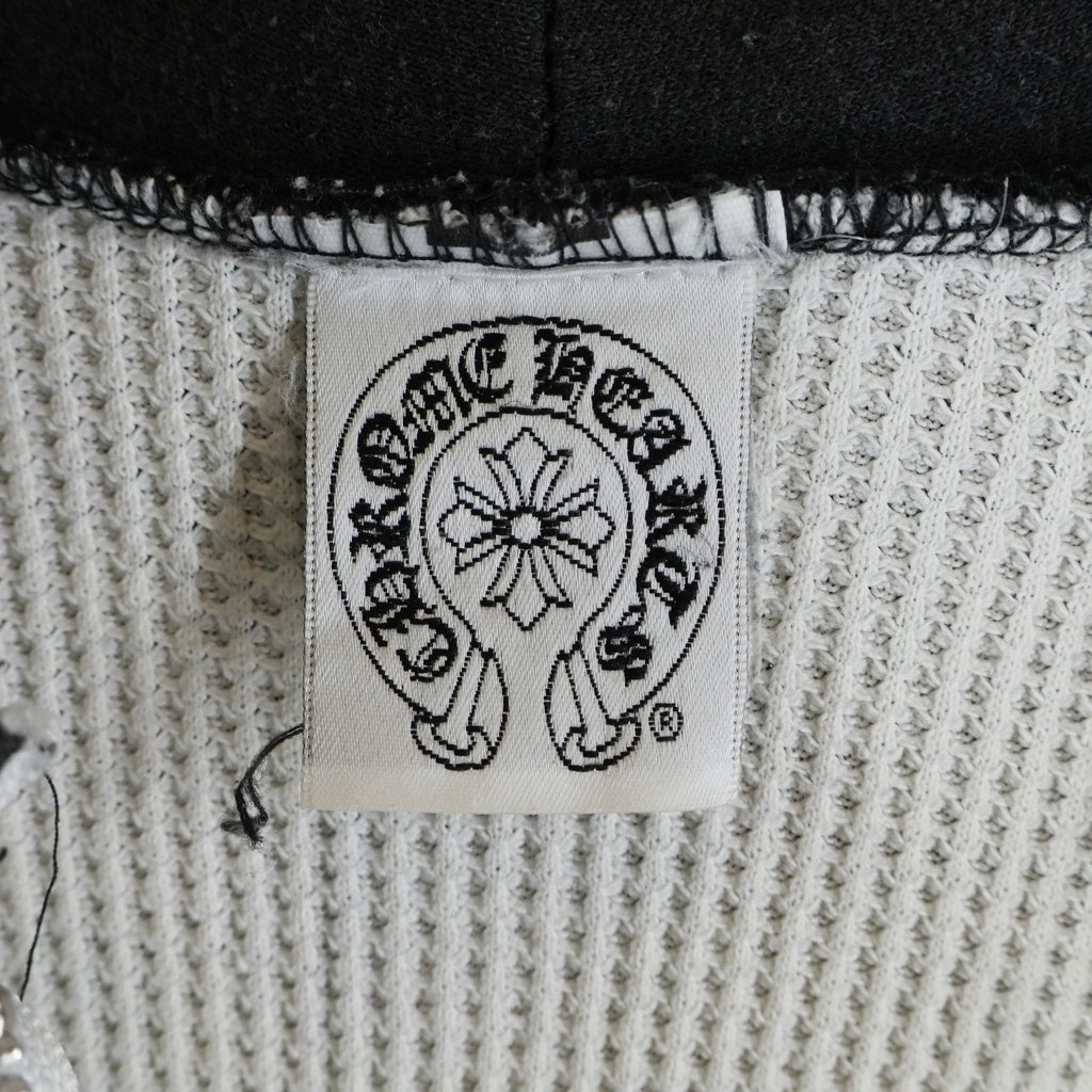 CHROME HEARTS(クロムハーツ) OLD SWTSHRT HD ZIP オールド アームロゴプリント 裏地サーマル ジップアップパーカー