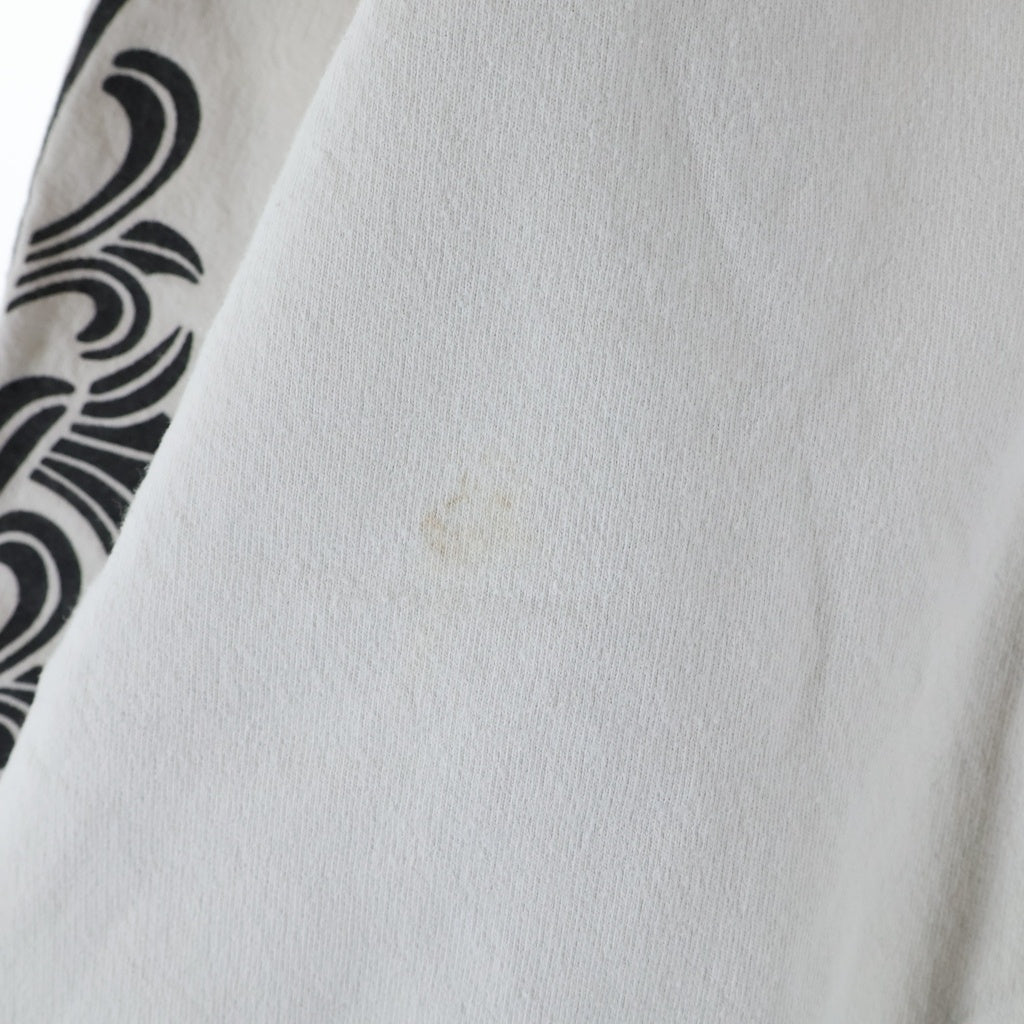 CHROME HEARTS(クロムハーツ) Vine Dagger SWTSHRT ヴァインダガー アームフローラル クルーネックスウェットシャツ ホワイト