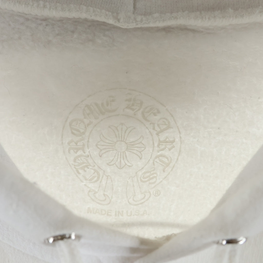 CHROME HEARTS(クロムハーツ) SWTSHRT PLVR 袖フローラル バックホースシュープリント スウェット プルオーバーパーカー