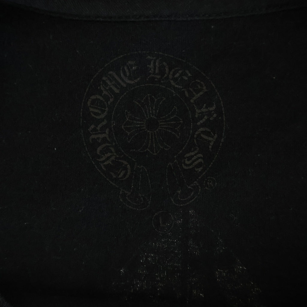 CHROME HEARTS(クロムハーツ) CH L/S バックスクロールラベル BSフレア総柄プリント 長袖Tシャツカットソー