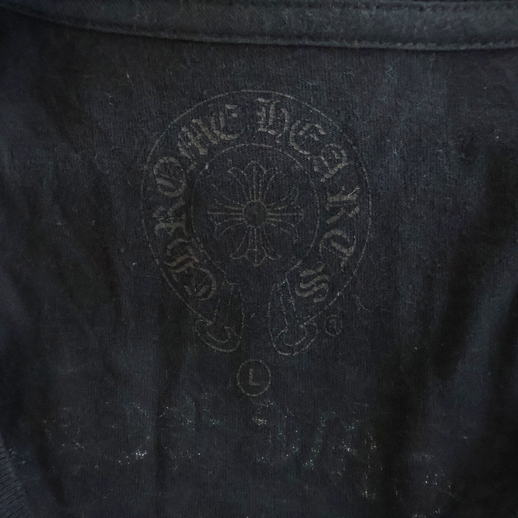 CHROME HEARTS(クロムハーツ) CH L/S バックCHプラス 総柄プリント 長袖Tシャツカットソー