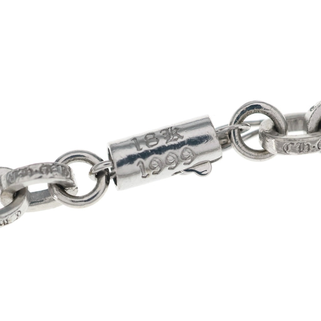 CHROME HEARTS(クロムハーツ) 18K PAPER CHAIN ペーパーチェーン ホワイトゴールドネックレス