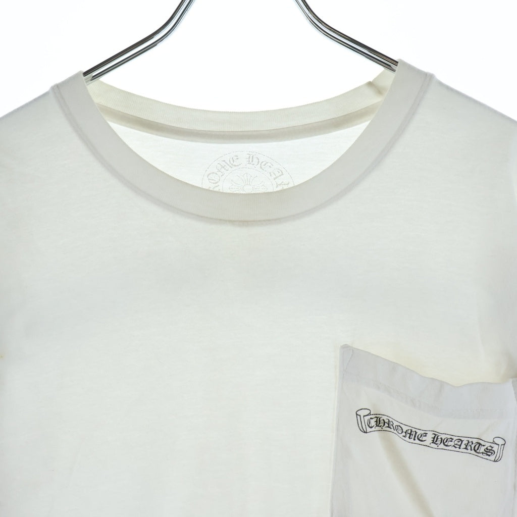CHROME HEARTS(クロムハーツ) CH L/S 袖ロゴバックスクロールラベルプリント 長袖Tシャツカットソー