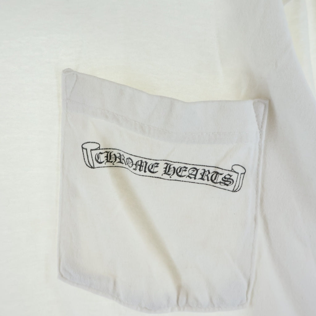 CHROME HEARTS(クロムハーツ) CH L/S 袖ロゴバックスクロールラベルプリント 長袖Tシャツカットソー