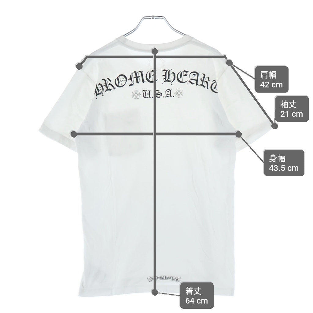 CHROME HEARTS(クロムハーツ) CH S/S バックアーチロゴプリント 半袖Tシャツカットソー