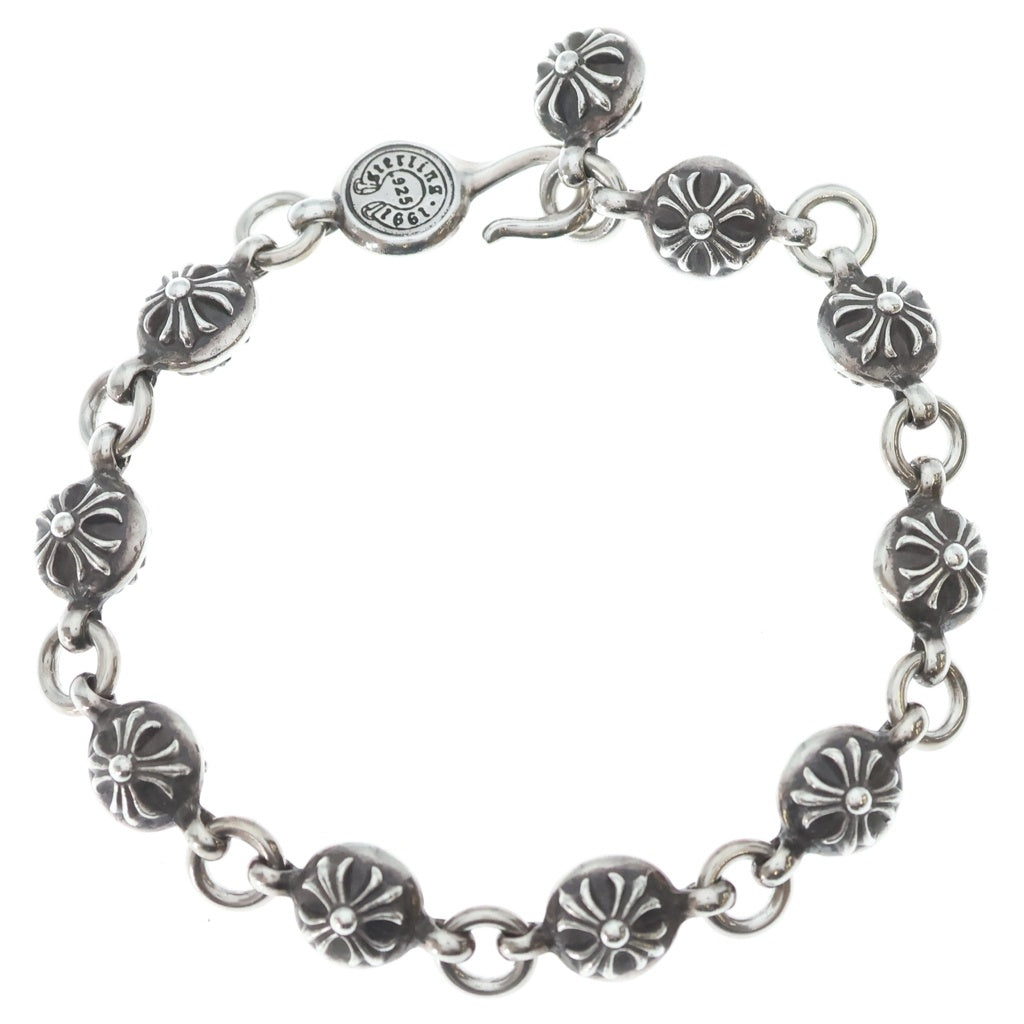CHROME HEARTS(クロムハーツ) NO2 BALL #2クロスボールブレスレット シルバー BCA176