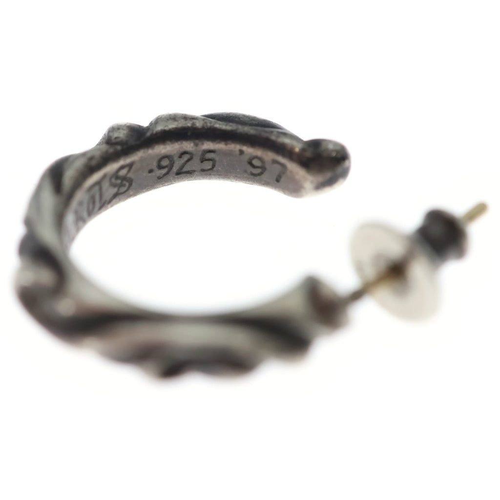 CHROME HEARTS(クロムハーツ) HOOP SCROOL スクロール フープピアス シルバー BCA102