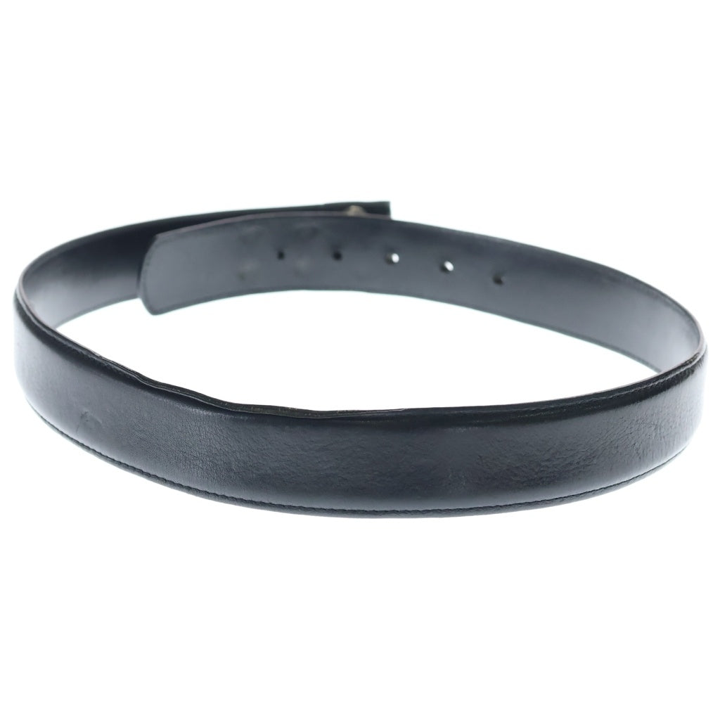 CHROME HEARTS(クロムハーツ) 1.5 STRAP 1.5inchスクロールレーベルリベッツ レザーベルト