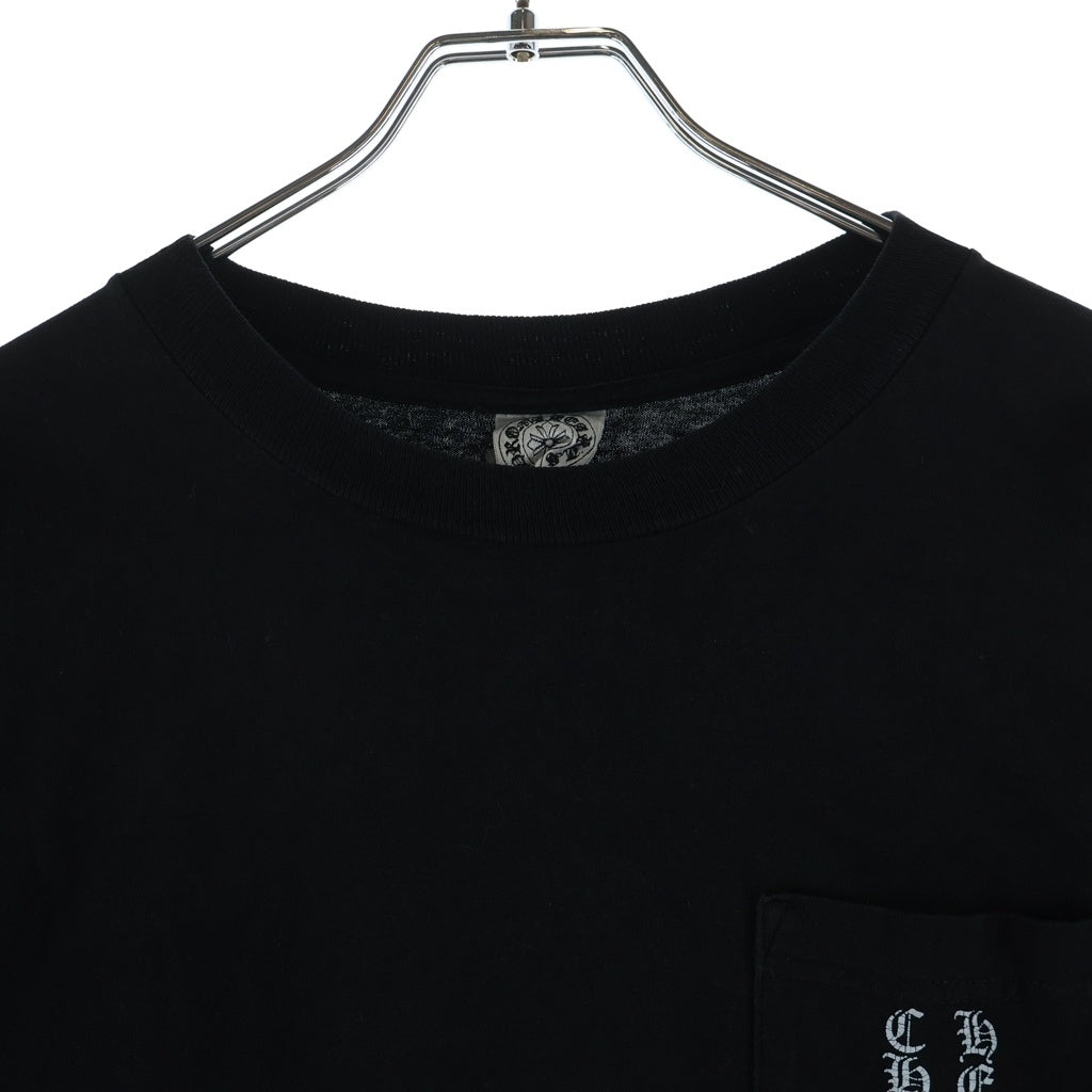 CHROME HEARTS(クロムハーツ) OLD L/S オールド 袖英字バックスクロールラベルプリント 長袖Tシャツカットソー