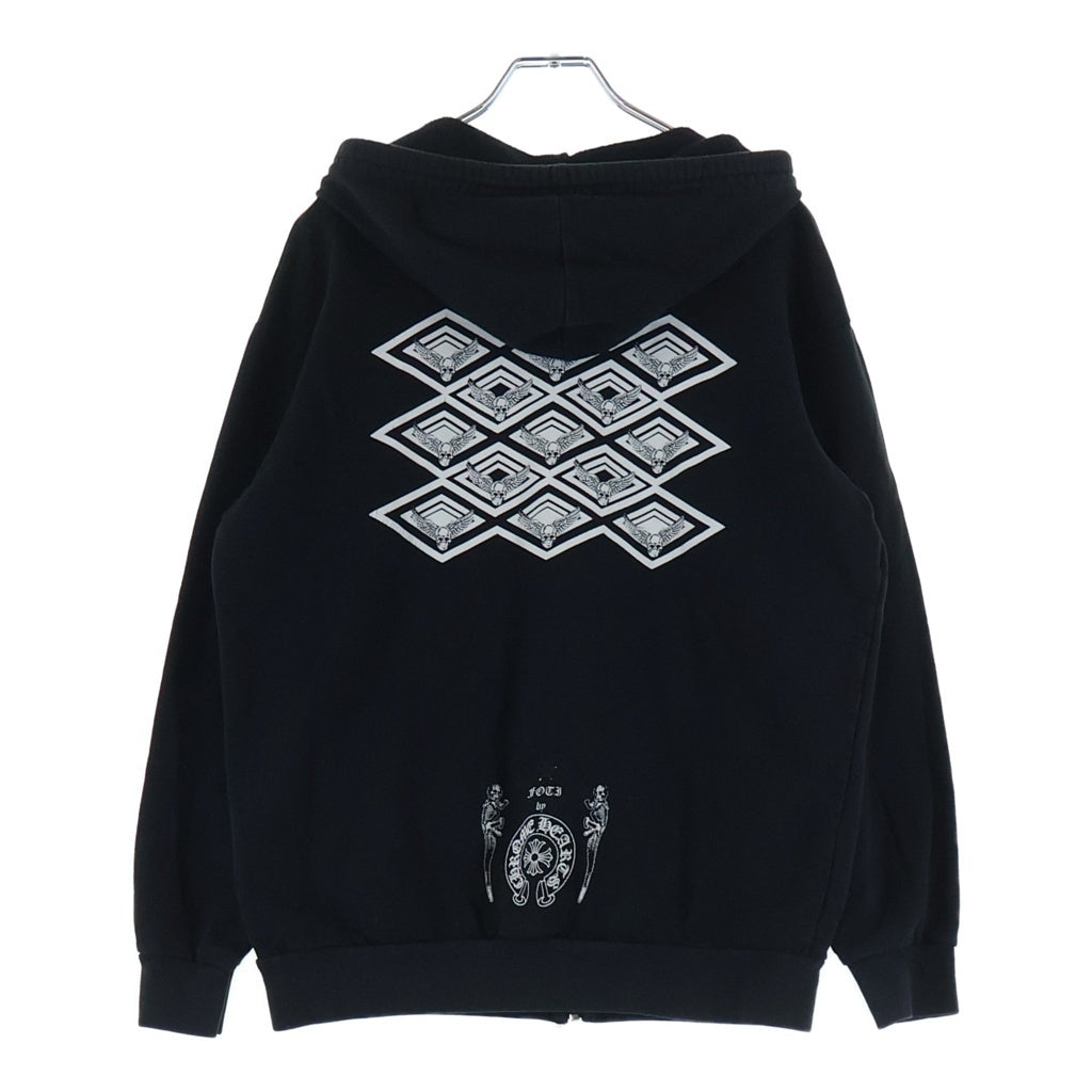 CHROME HEARTS(クロムハーツ) SWTSHRT HD ZIP FOTI フォティバックプリントジップアップパーカー