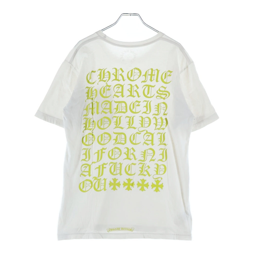 CHROME HEARTS(クロムハーツ) CH T-SHRT 1 バック英字プリントTシャツ 半袖カットソー