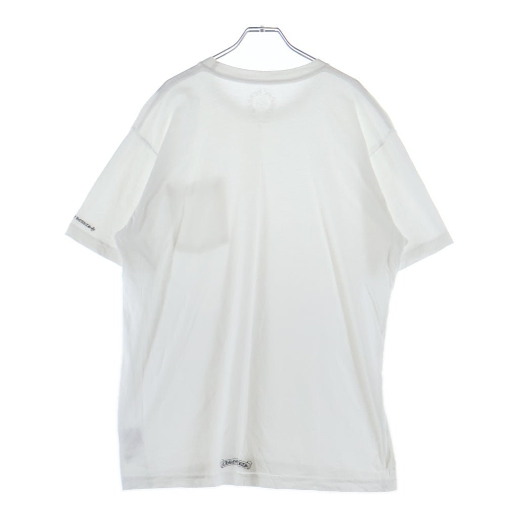 CHROME HEARTS(クロムハーツ) CH T-SHIRT ネックロゴ 半袖Tシャツ ホワイト