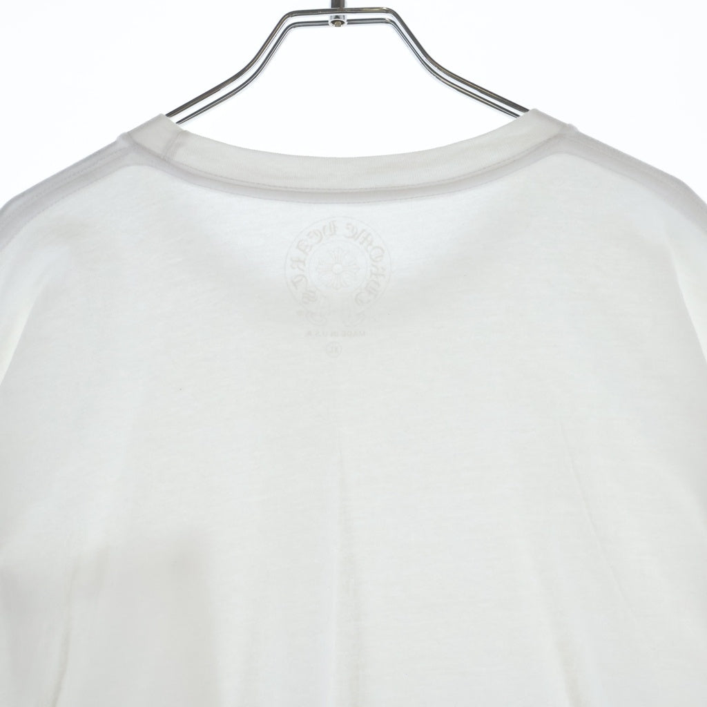CHROME HEARTS(クロムハーツ) CH T-SHIRT ネックロゴ 半袖Tシャツ ホワイト