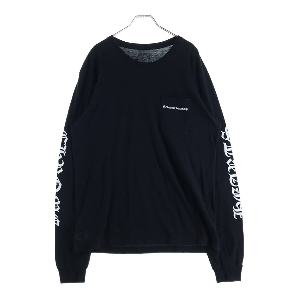CHROME HEARTS(クロムハーツ) Cemetery Cross Tire Track L/S Tee セメタリークロスタイヤトラックロングスリーブ長袖Tシャツ