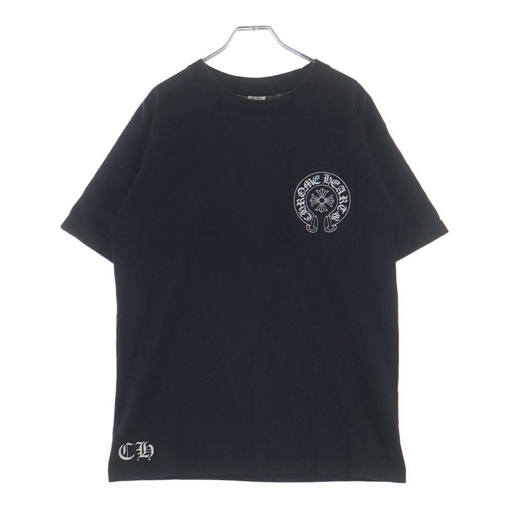 CHROME HEARTS(クロムハーツ) OLD S/S オールド ホースシューバックスクロールラベルプリント 半袖Tシャツカットソー