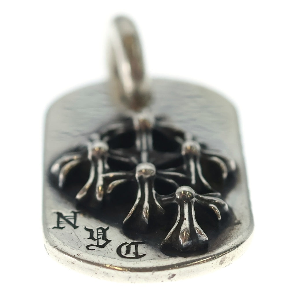 CHROME HEARTS(クロムハーツ) RAISED DOGTAG レイズドドッグタグ NYC限定 ネックレストップ シルバー