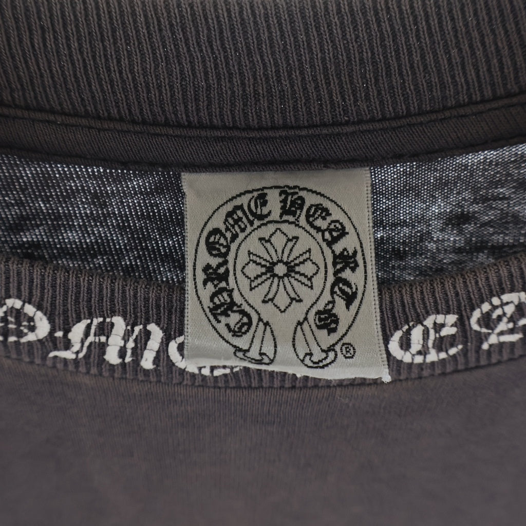 CHROME HEARTS(クロムハーツ) OLD ネックロゴ ヴァインダガーバックスクロールラベルプリント 半袖Tシャツカットソー