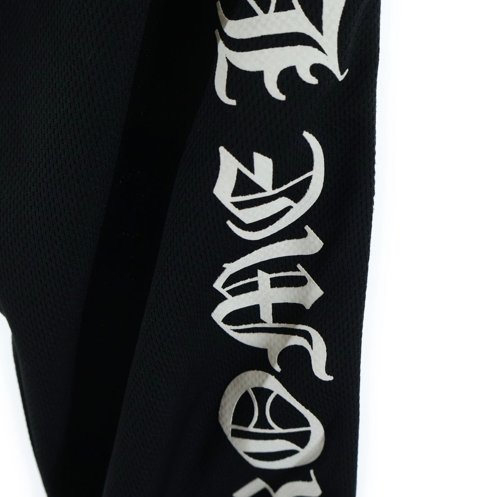 CHROME HEARTS(クロムハーツ) TRACK PANTS トラックパンツ サイドクロスボールスナップレザー切替ロングパンツ