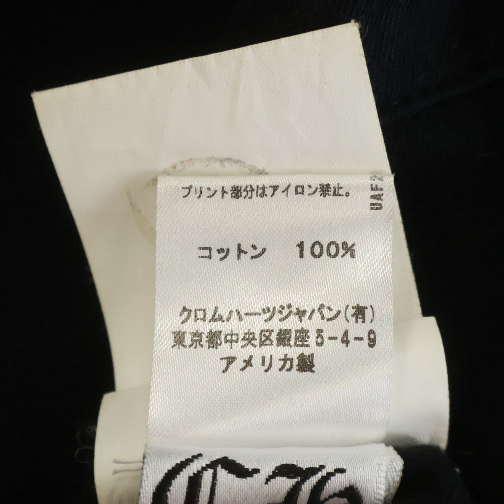 CHROME HEARTS(クロムハーツ) VINE DAGGER ARM LOGO TEE ヴァインダガー アームロゴ プリント 長袖Tシャツ カットソー ブラック