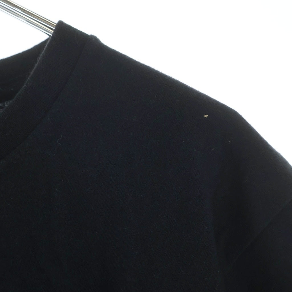 CHROME HEARTS(クロムハーツ) SCRL CEM CRS TEE バックスクロールラベル セメタリークロス プリント 半袖Tシャツ カットソー ブラック