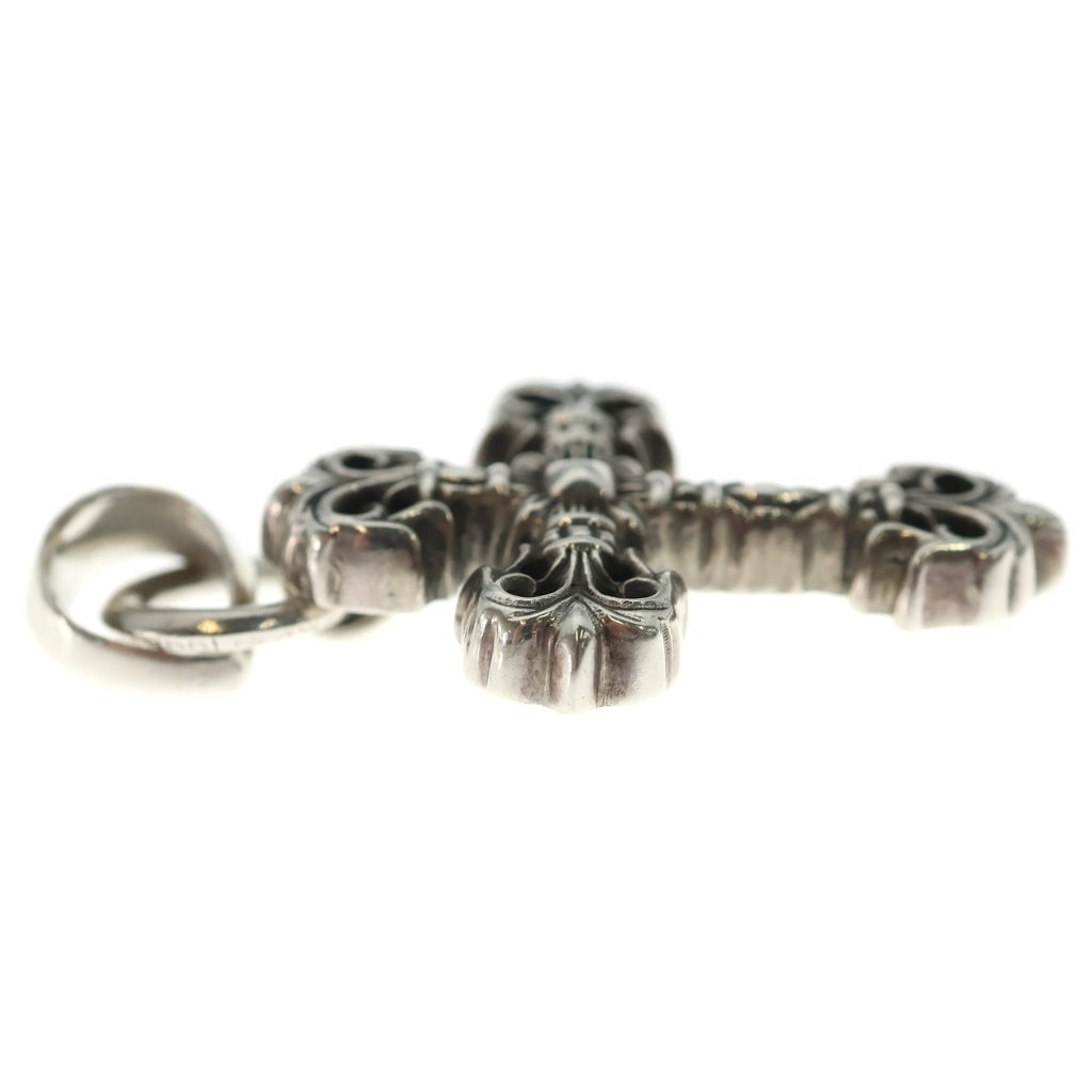 CHROME HEARTS(クロムハーツ) FILIG CROSS-XSM W BALE フィリグリークロスXSベイル wベイル ネックレストップ シルバー BCA262