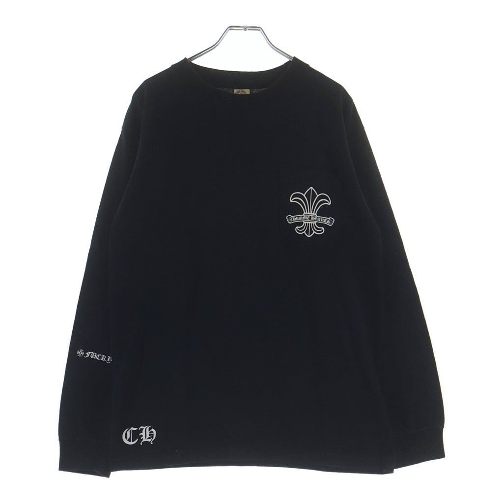 CHROME HEARTS(クロムハーツ) CH L/S TEE BSフレアプリント長袖Tシャツカットソー