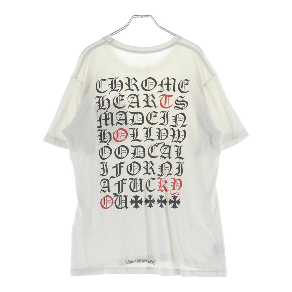CHROME HEARTS(クロムハーツ) CH T-SHRT 1 バック英字プリントTシャツ