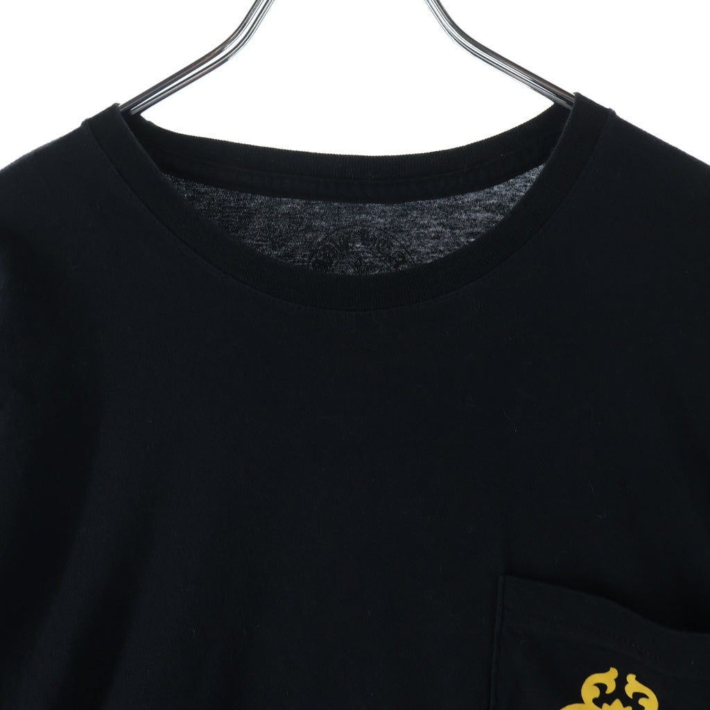 CHROME HEARTS(クロムハーツ) VINE DAGGER L/S TEE ヴァインダガー袖英字ロゴプリント 長袖Tシャツカットソー