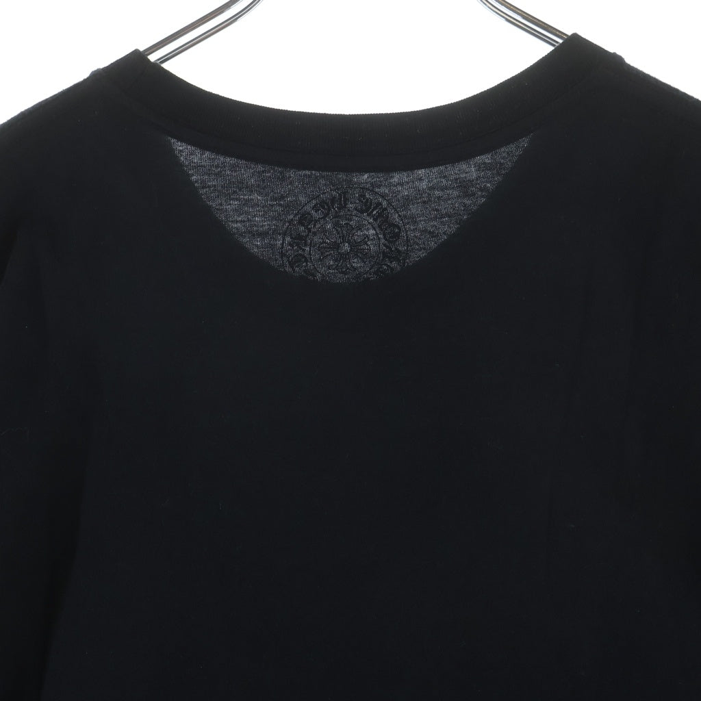 CHROME HEARTS(クロムハーツ) FOTI S/S TEE フォティフロントロゴプリント半袖Tシャツ ブラック
